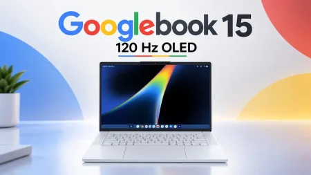 El Lenovo Googlebook 15 filtrado apunta a un portátil premium con OLED de 120 Hz