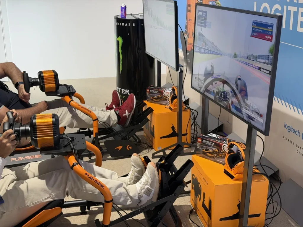 logitech g sim racing rs50 mclaren imagen 9