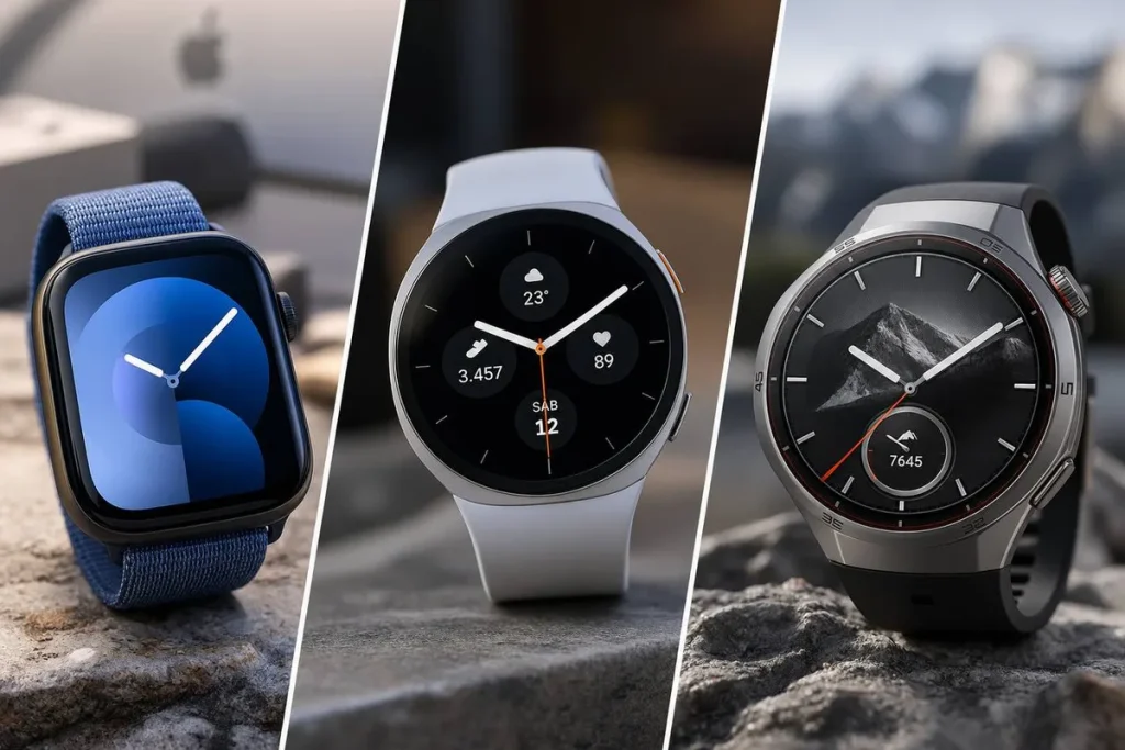 Apple Watch Series 12 frente a Galaxy Watch9 y Huawei GT 7 Pro mejores relojes inteligentes — Apple Watch Series 12 frente a Galaxy Watch9 y Huawei GT 7 Pro