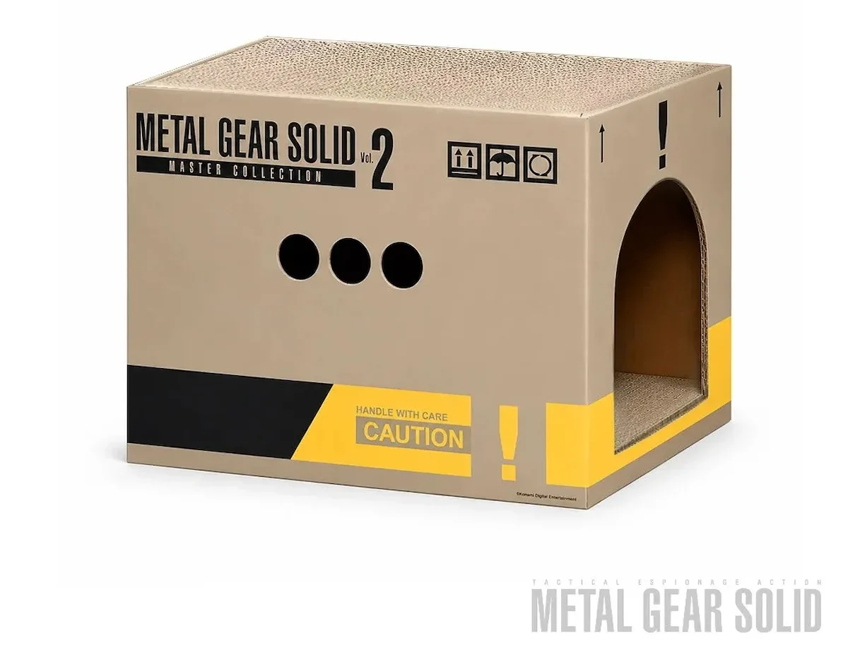 Metal Gear Solid cat box comprar — metal_gear_solid_cat_scratch_box_order