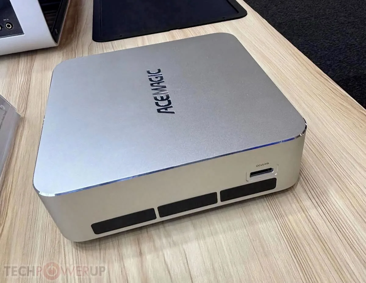 mini PC 16 núcleos 64 GB RAM — The AceMagic F7A mini PC will be available with 64 GB of LPDDR5X RAM.