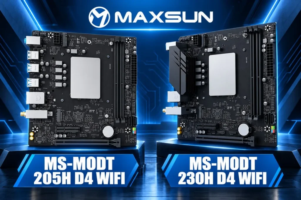 Maxsun prueba dos placas compactas con chips Raptor Lake-H y DDR4 motherboard asequible Raptor Lake-H — Maxsun prueba dos placas compactas con chips Raptor Lake-H y DDR4