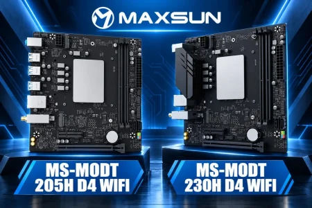 motherboard asequible Raptor Lake-H — Maxsun prueba dos placas compactas con chips Raptor Lake-H y DDR4
