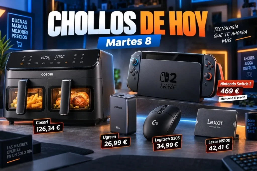 Cinco chollos de Amazon hoy y una consola que aún conserva su precio Nintendo Switch 2 — Cinco chollos de Amazon hoy y una consola que aún conserva su precio