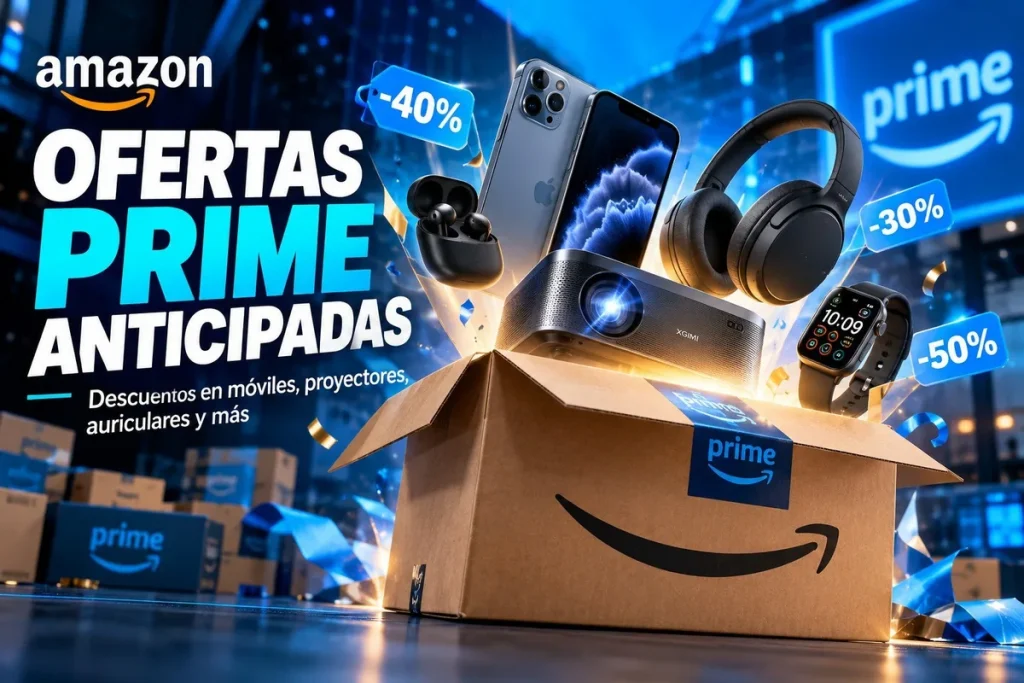 Ofertas Amazon — Amazon adelanta sus ofertas Prime con cinco chollos tecnológicos