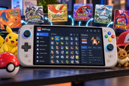 PKForge convierte Android en un banco Pokémon para juegos y ROM hacks PKForge AYN Thor emulador — PKForge convierte Android en un banco Pokémon para juegos y ROM hacks