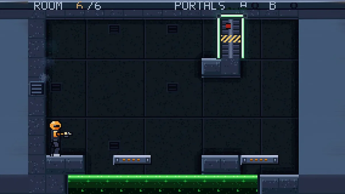 Portal GBA emulador hardware — Portal-style gameplay on GBA