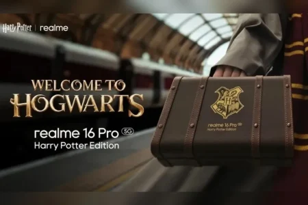 Realme Warner Bros colaboración — El Realme 16 Pro 5G de Harry Potter llega en un baúl de Hogwarts
