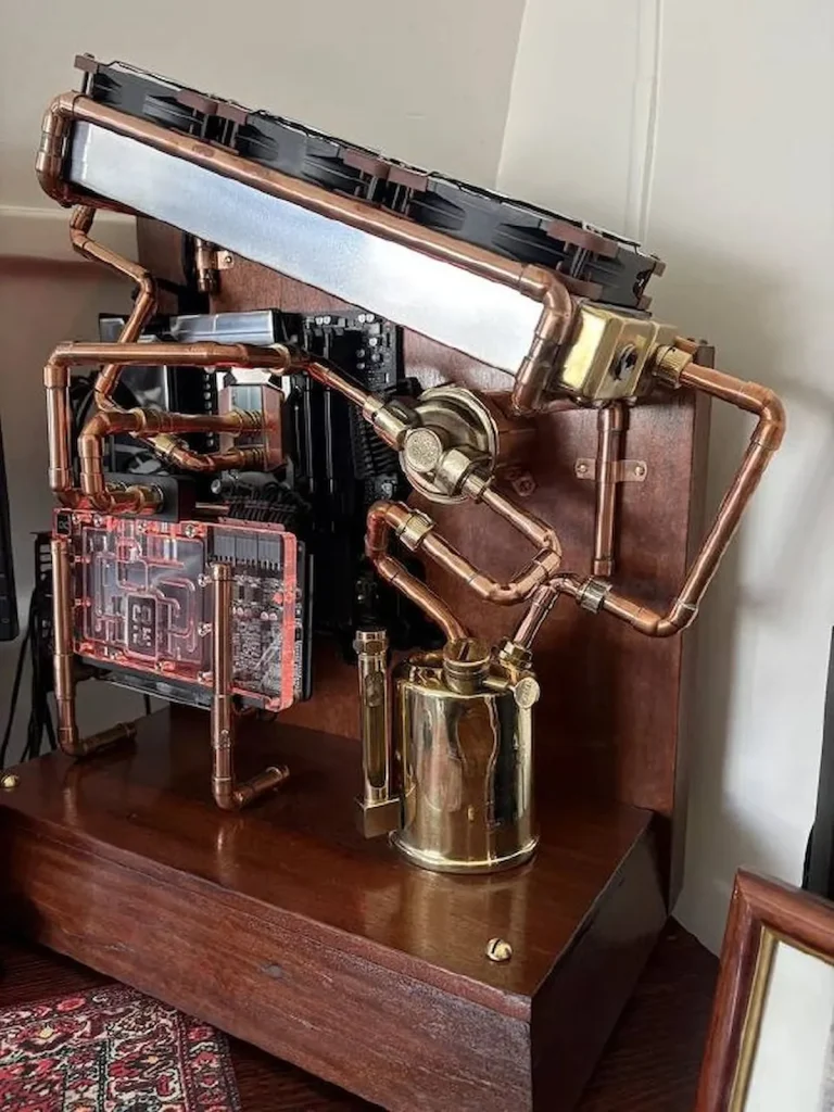 fully custom copper pc features upcycled imagen 2