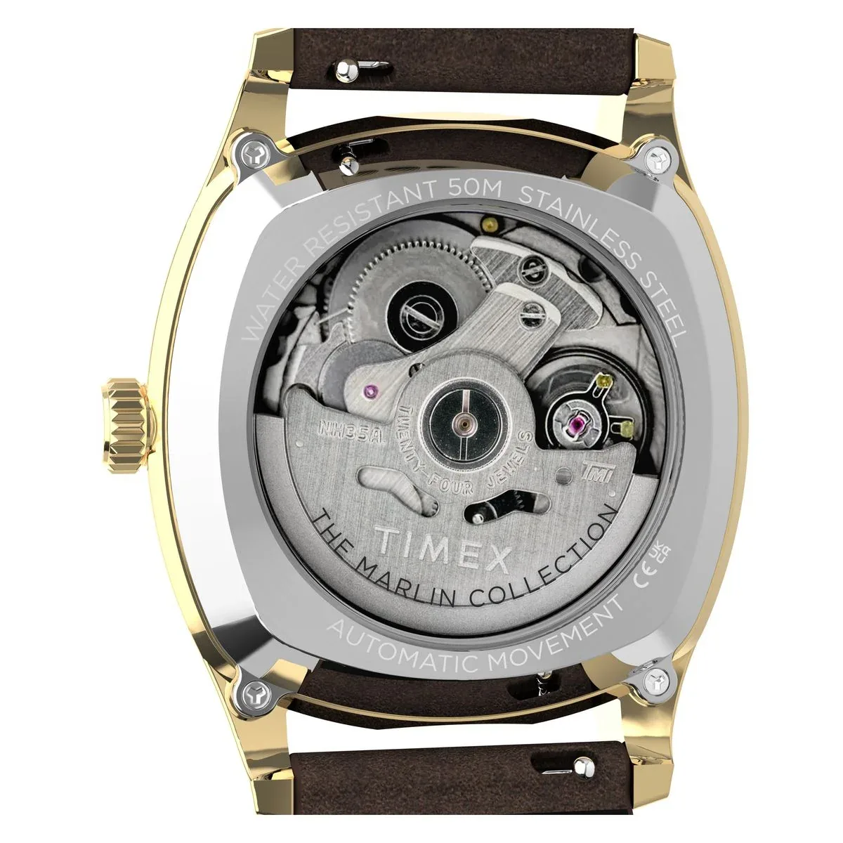 reloj timex marlin — The Timex Marlin Tonneau TW2Y84500IK watch features 50 m (5 bar) water resistance