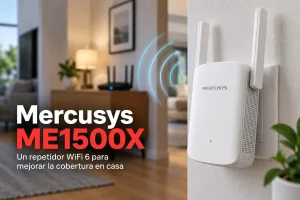 El Mercusys ME1500X baja a 29,99 euros para llevar WiFi 6 a toda la casa repetidor wifi 6 — El Mercusys ME1500X baja a 29,99 euros para llevar WiFi 6 a toda la casa