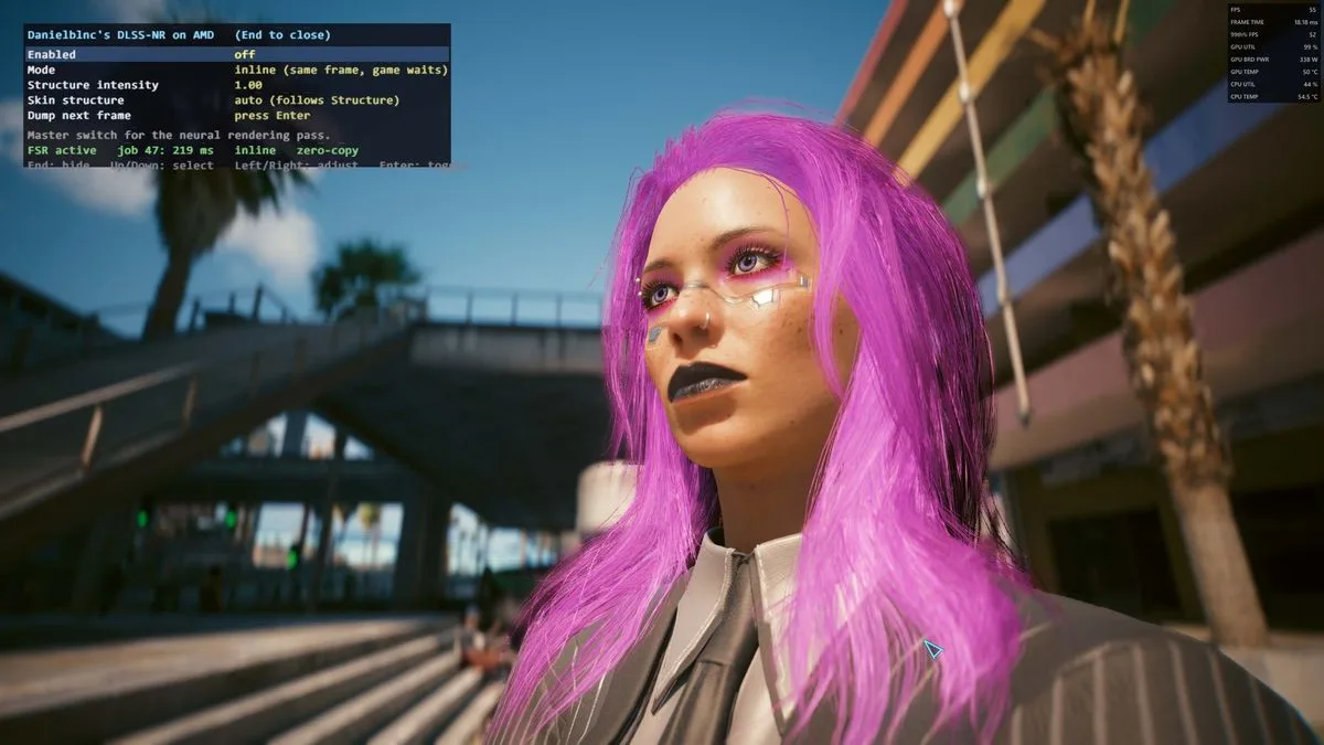 ReShade DLSS 5 mod — DLSS NR Off