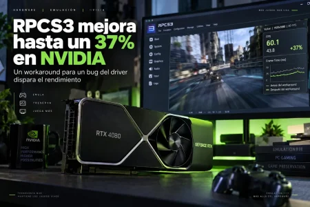 El rendimiento de NVIDIA en RPCS3 mejora hasta un 37% RPCS3 rendimiento NVIDIA — El rendimiento de NVIDIA en RPCS3 mejora hasta un 37%