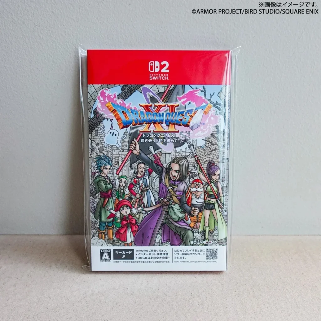 sleeve Dragon Quest XI S Switch 2 — square enix shows off exclusive sleeve f imagen 1