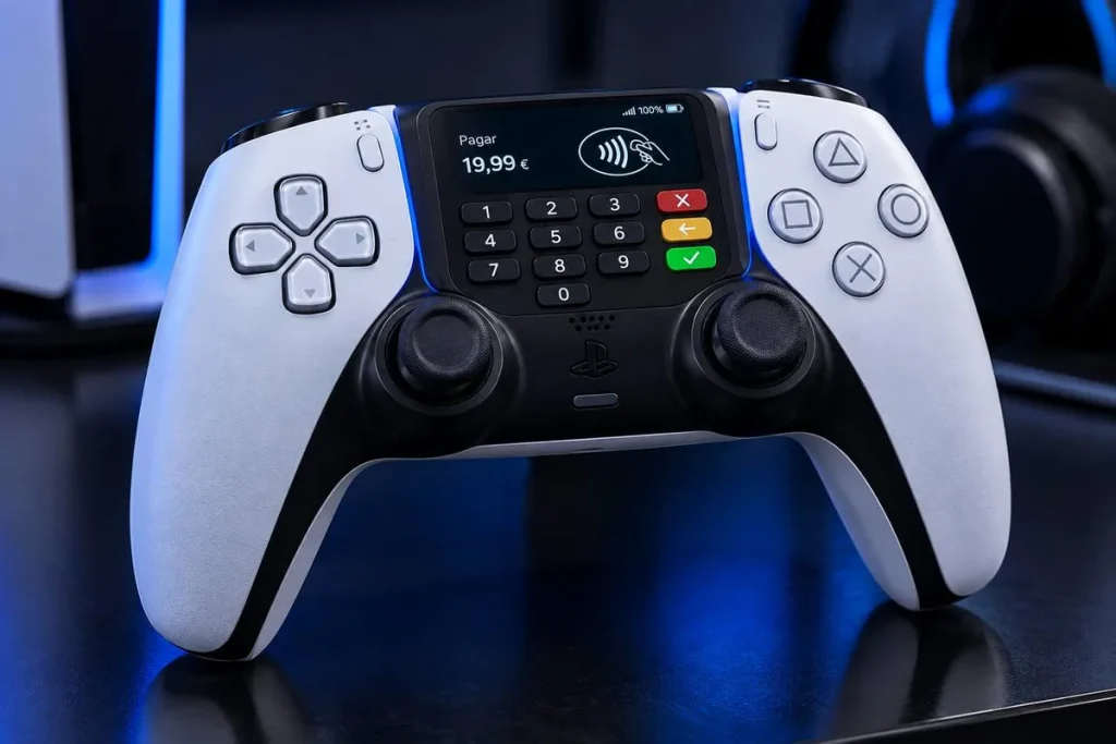 Sony patenta un mando de PlayStation que acepta pagos con el móvil Sony controlador Playstation NFC — Sony patenta un mando de PlayStation que acepta pagos con el móvil
