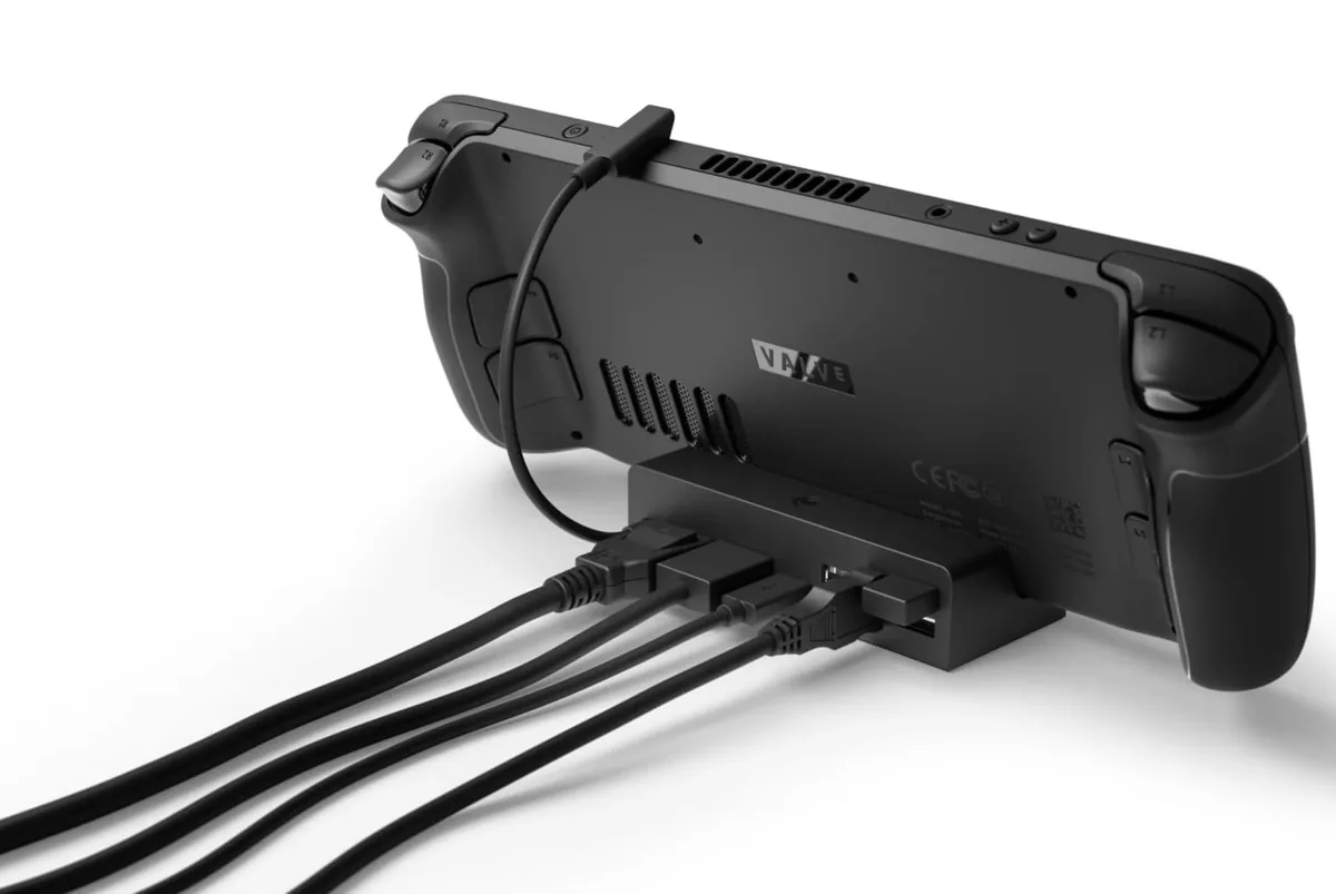 steam deck docked as a tv console finall imagen 1