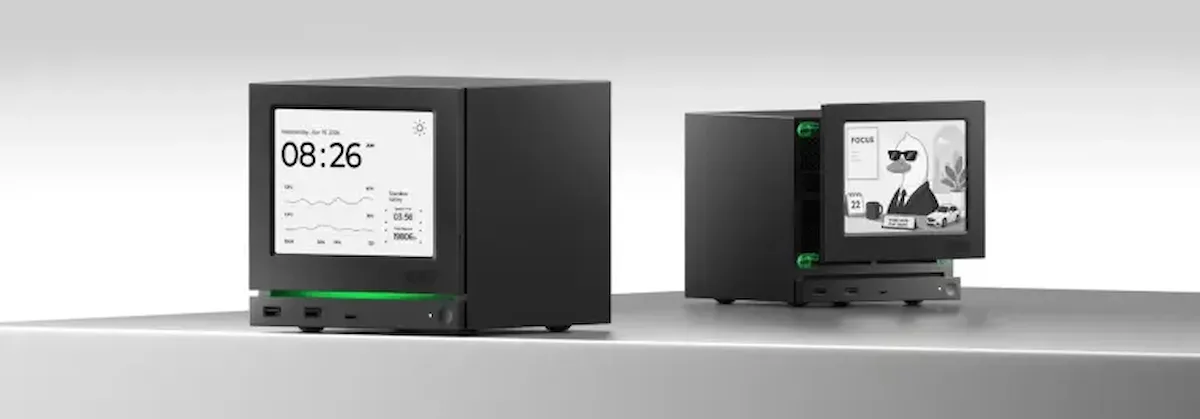 Steam Machine pantalla E-Ink — JSAUX gives Steam Machine an E-Ink or RGB front display, priced at $90 to $100