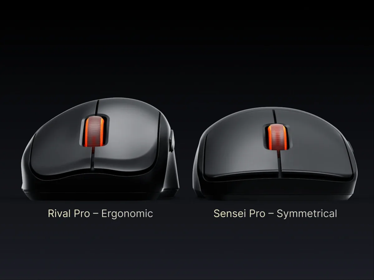 SteelSeries Sensei Pro — Shape difference between Rival Pro and Sensei Pro.