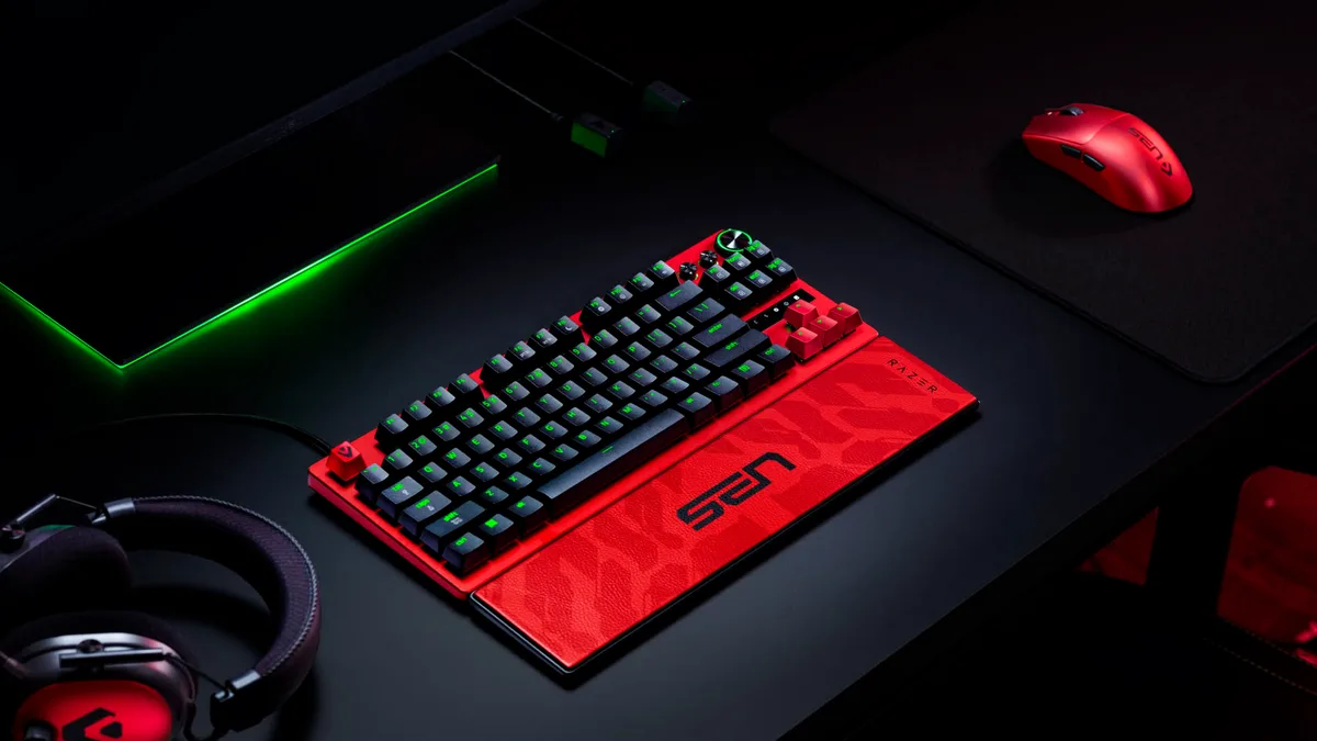 teclado mecánico Sentinels Razer — Razer lleva el Huntsman V3 Pro 8 KHz a Sentinels