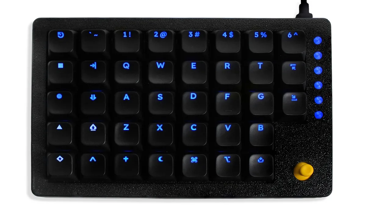 teclado split joystick gaming imagen 2