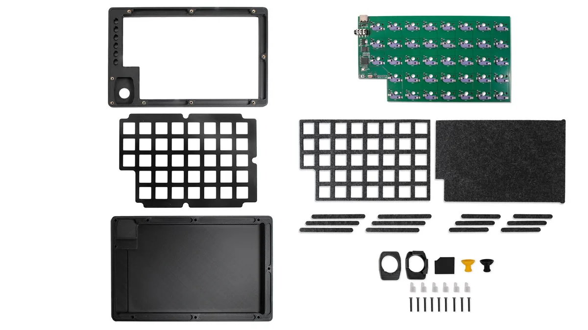 teclado split joystick gaming imagen 3