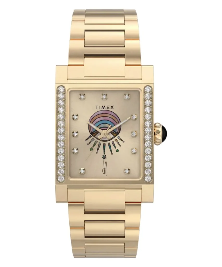timex jacquie aiche — timex s new compact collab watch feature imagen 1