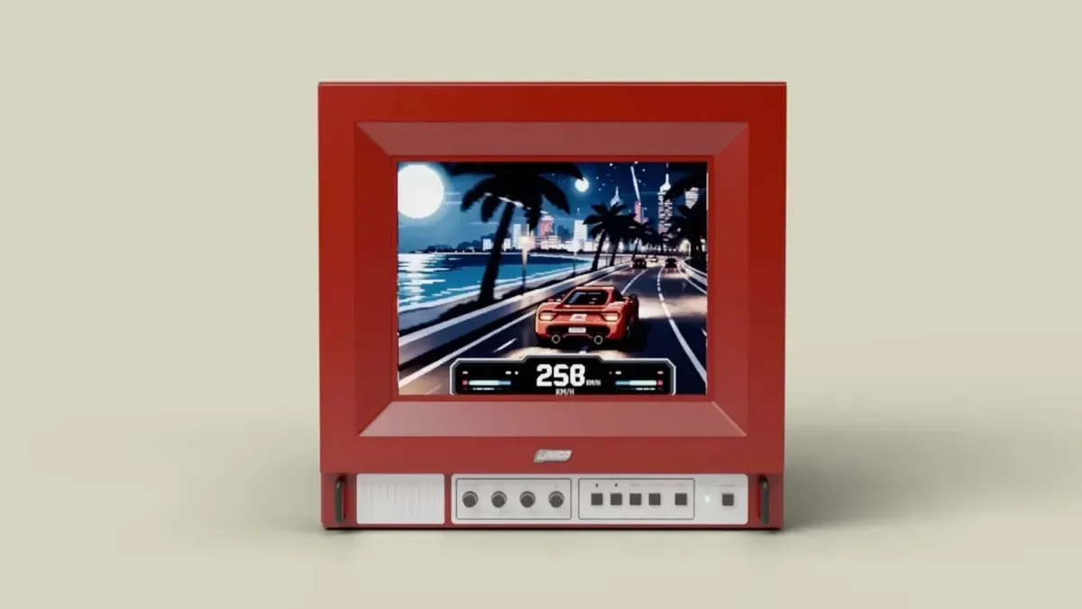unico testigo — El mini televisor LCD con aspecto CRT recauda 104.184 euros en un día