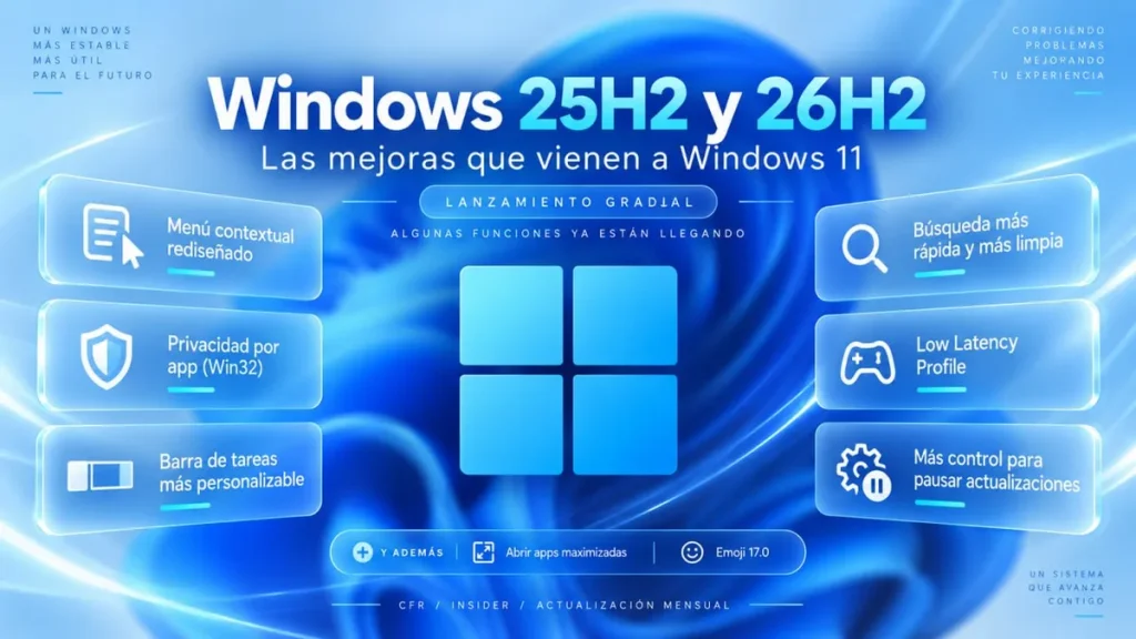 Microsoft corrige el rumbo de Windows 11 con ocho cambios esperados