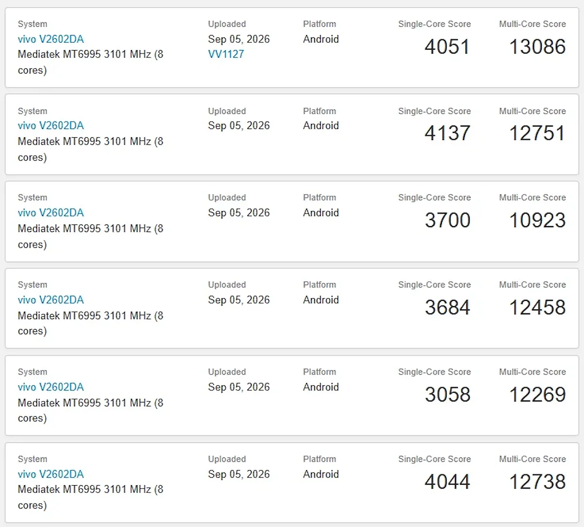 x500 pro max — El Vivo X500 con Pro Max supera los 4.000 puntos en Geekbench