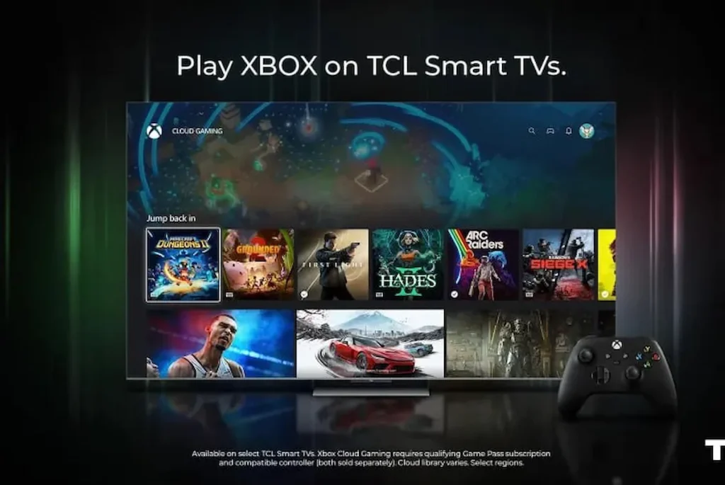 Xbox llega a los televisores TCL mientras la nube empieza a cobrarse por horas Xbox Cloud Gaming TCL — Xbox llega a los televisores TCL mientras la nube empieza a cobrarse por horas