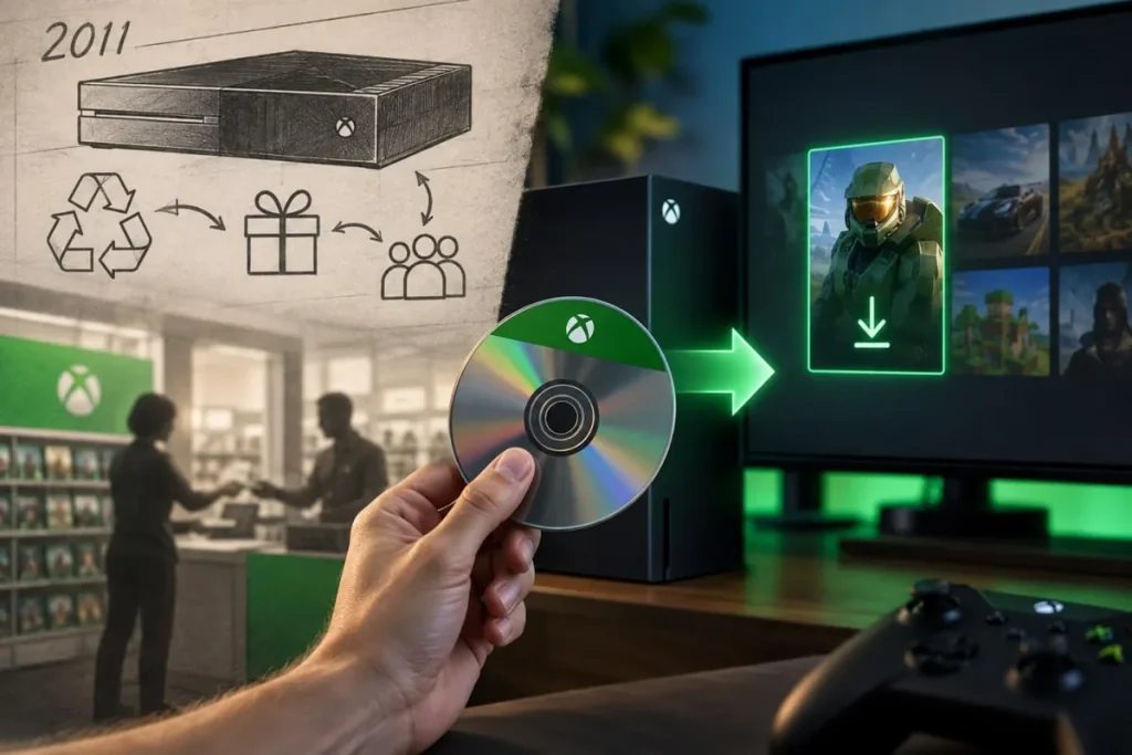 Xbox Disc-To-Digital — El plan de Xbox para pasar discos a digital era mucho más amable en 2011