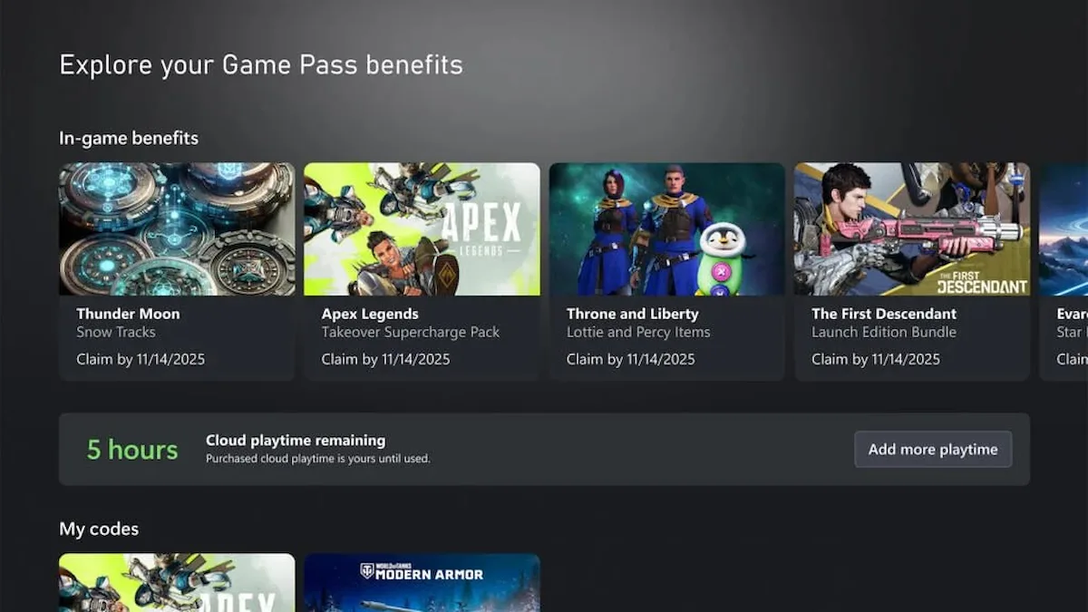 Xbox Game Pass — xbox is capping cloud gaming to 15 hours imagen 1