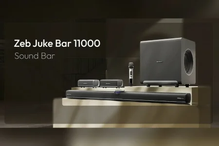 Zebronics lanza una barra de sonido de 1.610 W con 11.2.4 canales Zebronics Juke Bar 11000 — Zebronics lanza una barra de sonido de 1.610 W con 11.2.4 canales