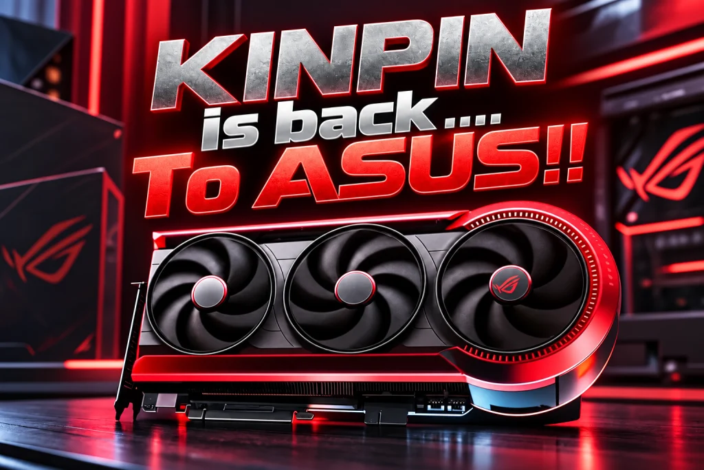 KINGPIN retoma el overclocking extremo con un proyecto ASUS