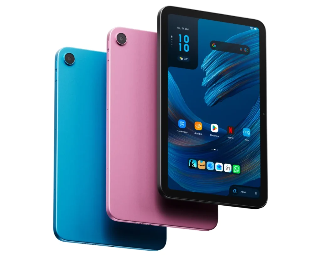 Amazon Alexa Tablet 8 en colores azul y rosa