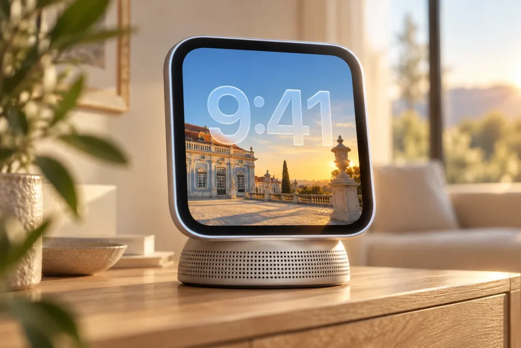 Apple HomePad — El HomePad reconocería a quien lo use por cara y voz y le mostraría su propia pantalla de inicio