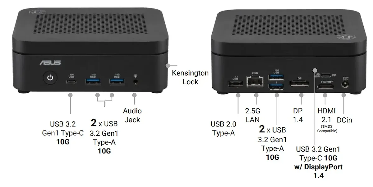 ASUS NUC 14 Essential goes fanless with Intel N250 and N150 processors