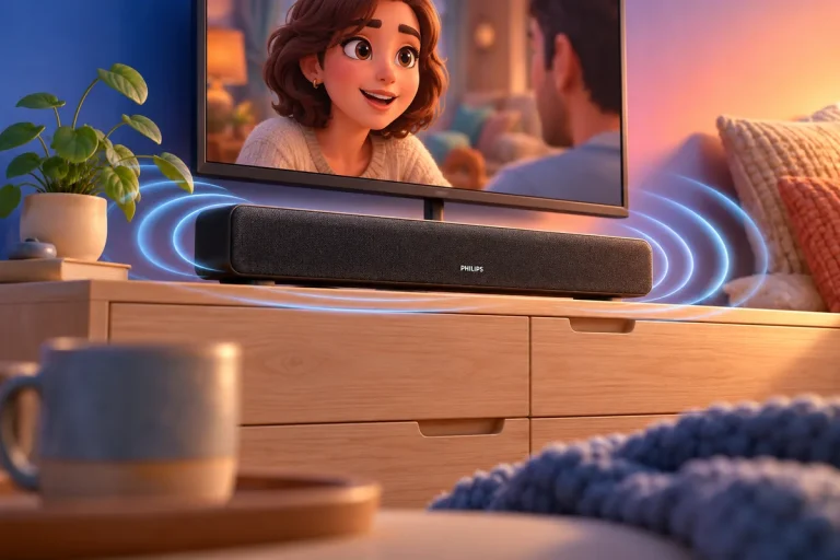 barra de sonido Philips TAB4000 — Amazon rebaja a 67,84 euros esta barra de sonido compacta de Philips para teles pequeñas