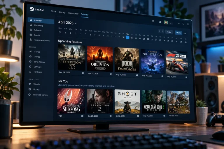 Steam convierte su calendario personal en función oficial para recomendar juegos Steam convierte su calendario personal en función oficial para recomendar juegos
