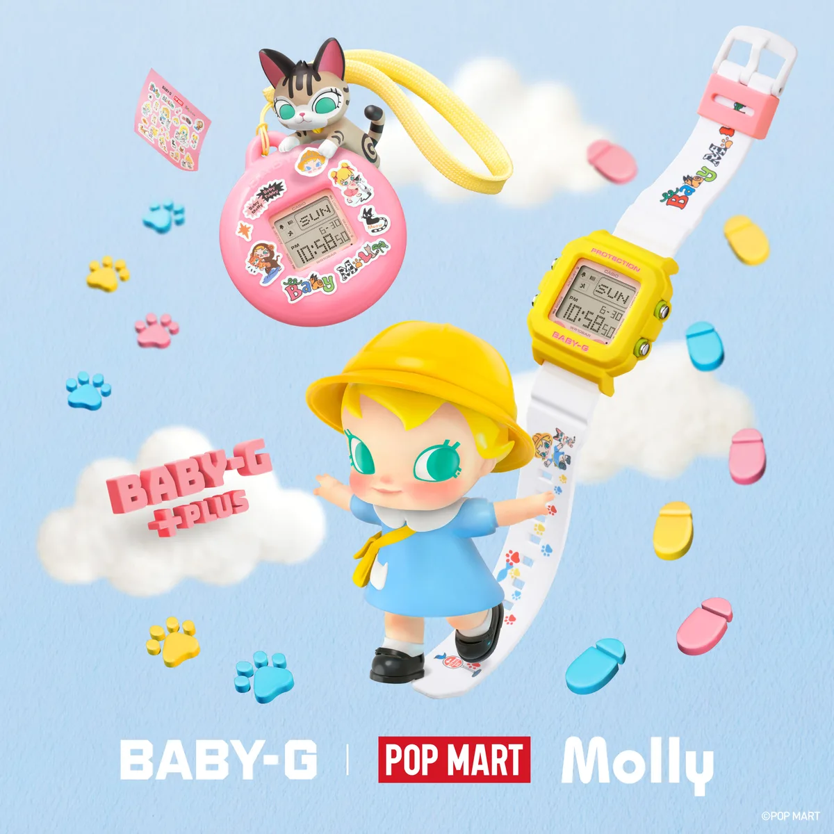 Casio Baby-G Baby Molly — Imagen promocional principal del Casio Baby-G BGD-10KPM-7.