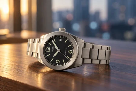 Casio hace oficial su CMK-100, el esperado automático de titanio, con cinco variantes Casio hace oficial su CMK-100, el esperado automático de titanio, con cinco variantes