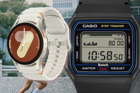El Casio F-B100W, de 65 dólares, se mide a un Galaxy Watch7