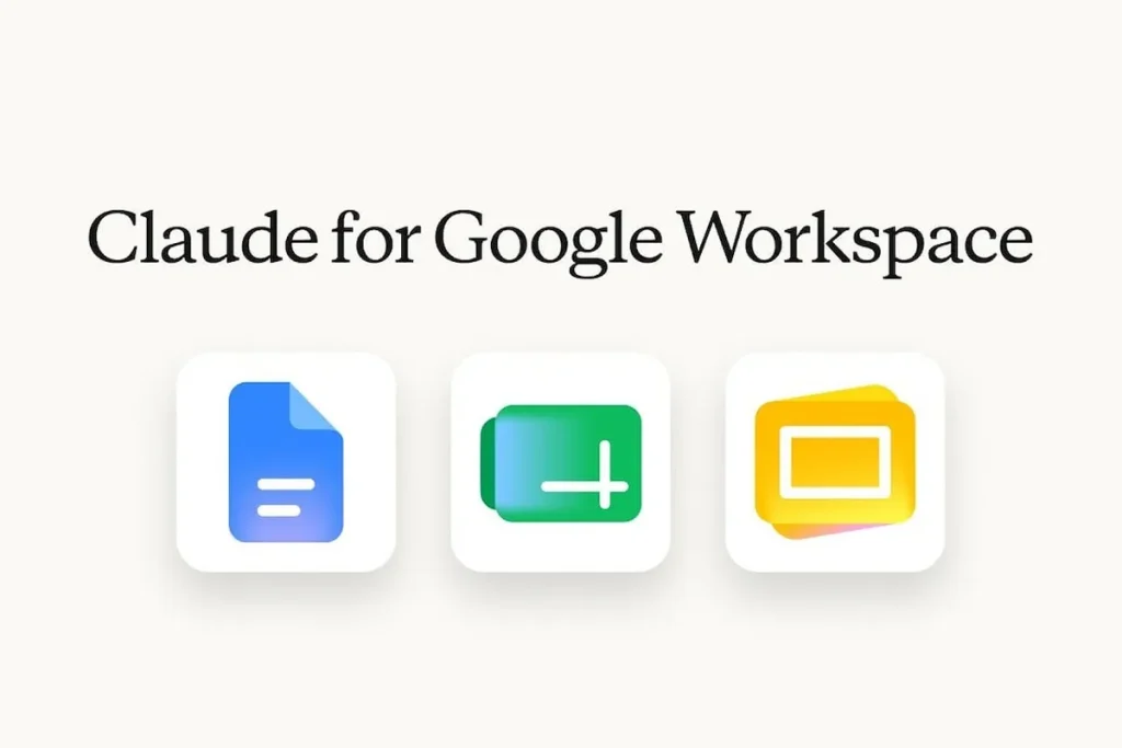 Claude para Google Workspace se integra en Docs, Sheets y Slides Claude para Google Workspace se integra en Docs, Sheets y Slides