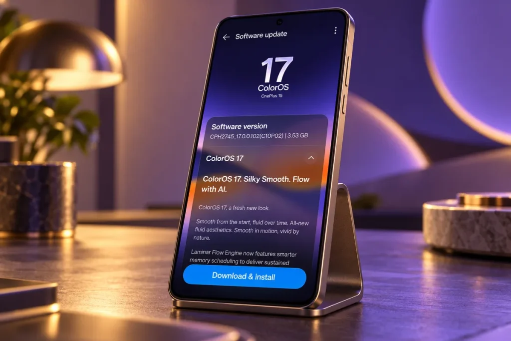 La actualización ColorOS 17 se adelanta en el OnePlus 15 y varios Oppo La actualización ColorOS 17 se adelanta en el OnePlus 15 y varios Oppo
