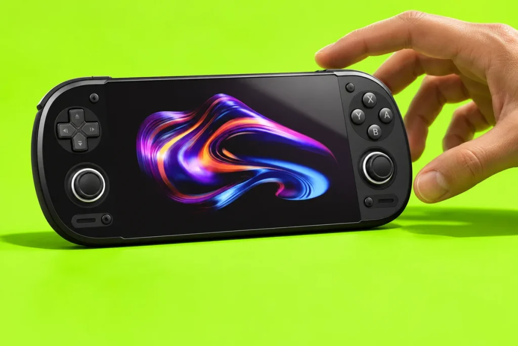 Retroid Pocket 6: pantalla AMOLED de 5,5 pulgadas a 120 Hz y Android 13 por 250 euros consola Retroid Pocket 6 — Retroid Pocket 6: pantalla AMOLED de 5,5 pulgadas a 120 Hz y Android 13 por 250 euros
