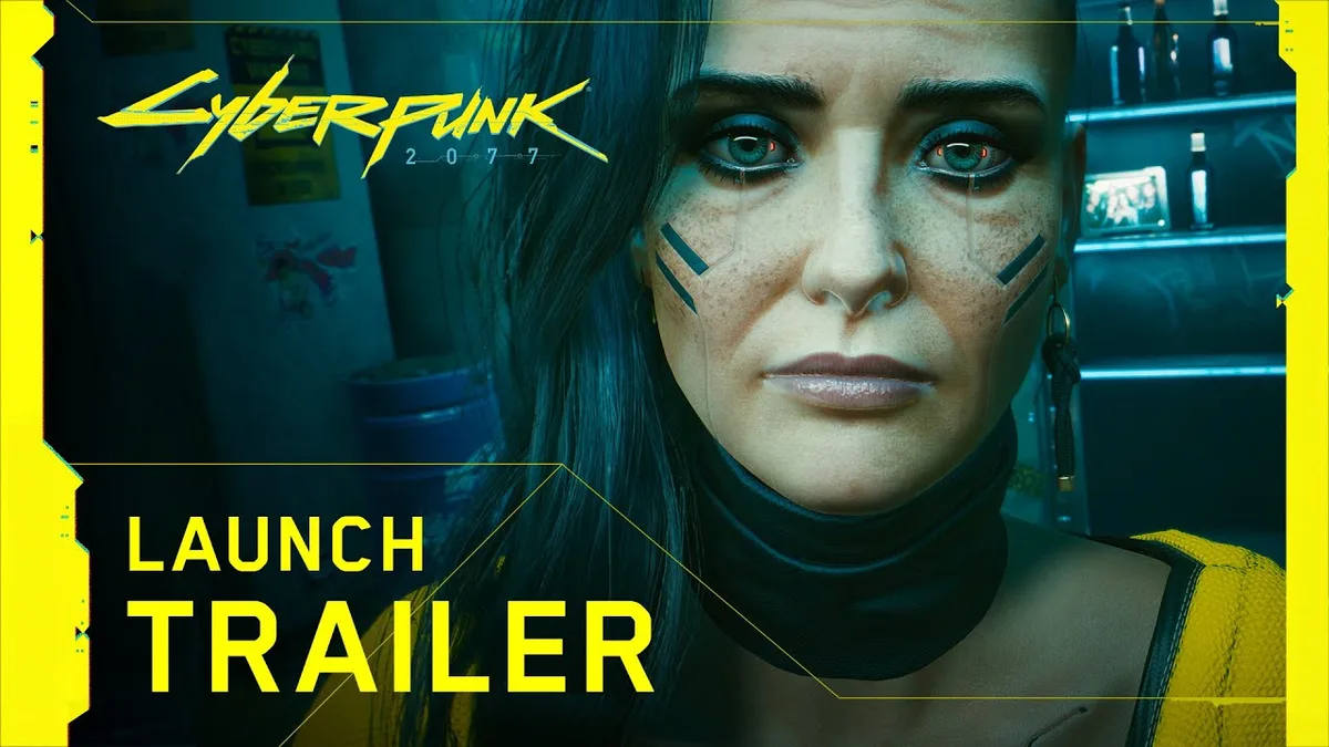 Tráiler oficial de lanzamiento de Cyberpunk 2077, previo a la actualización Cyberpunk 2077 2.5 con V como protagonista