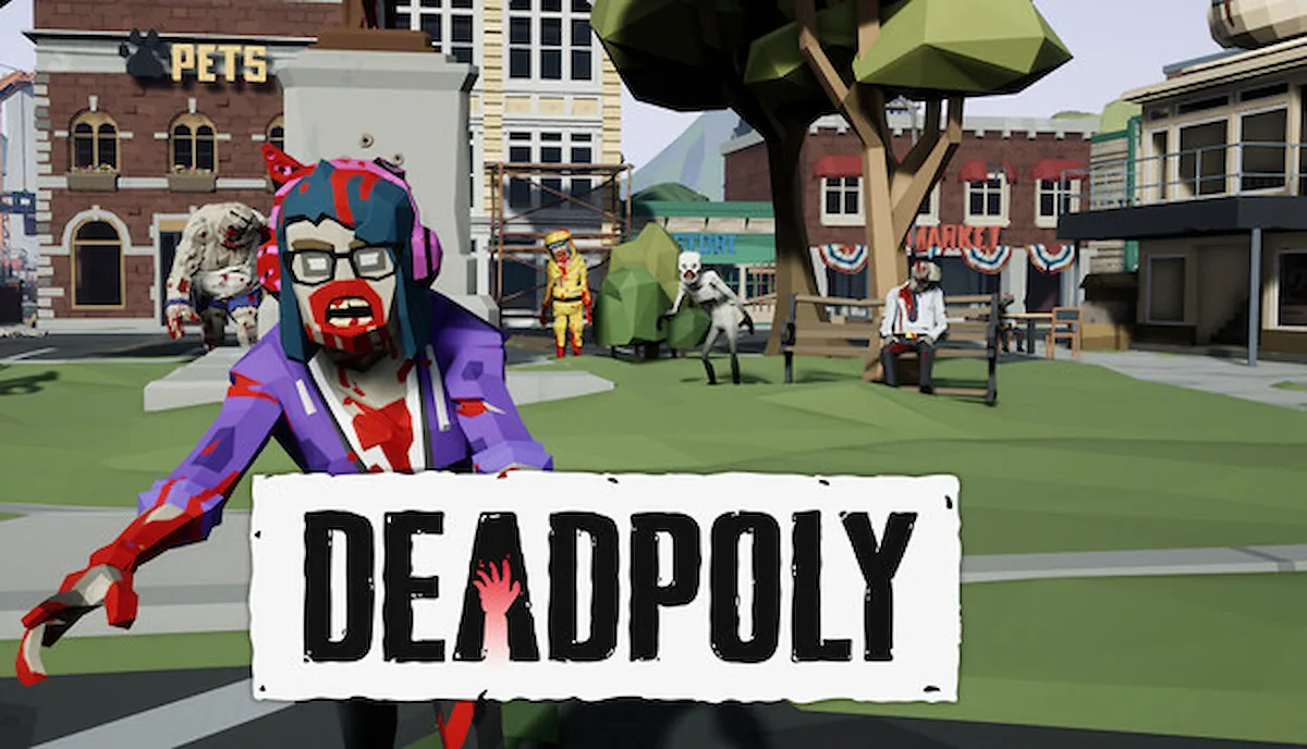 Imagen promocional de DeadPoly, el survival zombi de mundo abierto que se puede conseguir gratis en Steam
