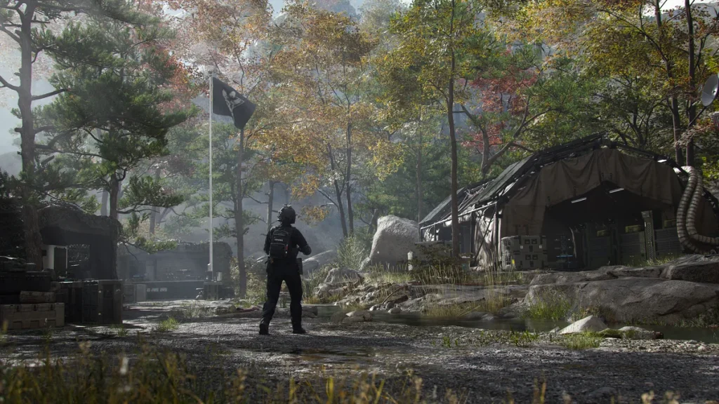 dmz modern warfare 4 — Vista general de la base de operaciones avanzada (FOB)