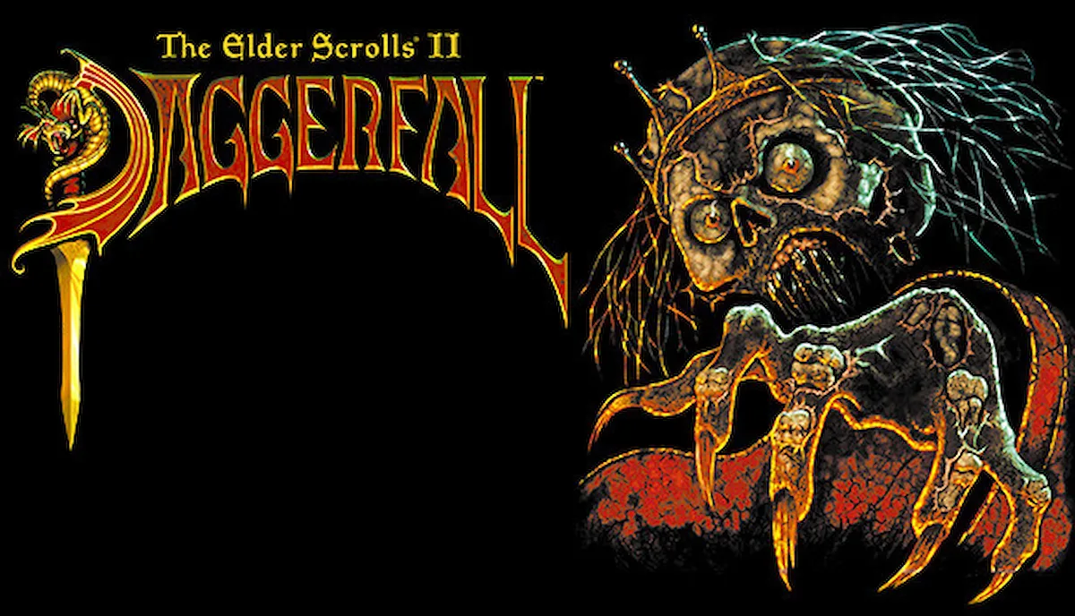 Imagen del juego The Elder Scrolls II: Daggerfall de Bethesda