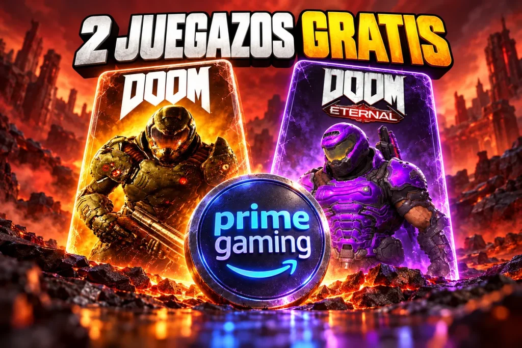 DOOM Eternal Prime Gaming — Dos shooters de Marte y demonios pasan a tu biblioteca de PC sin coste con Prime